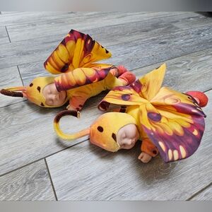 Butterfly Baby Dolls with Yellow and Orange Wings